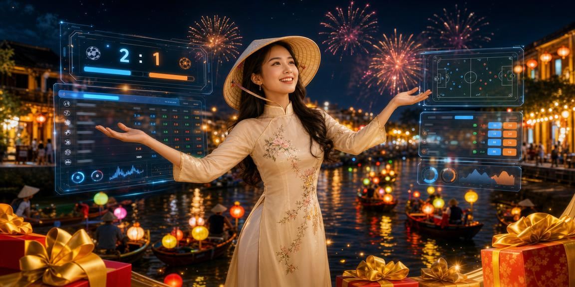 Khung cảnh Hội An với người dùng xem casino betting và giải thưởng