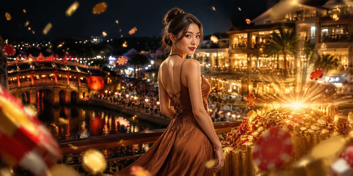 Không gian cà phê Hội An với chủ đề VIP và giải trí casino hiện đại